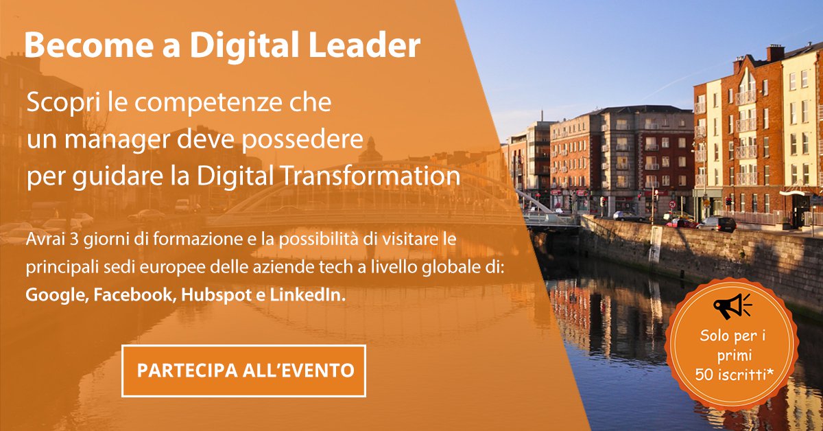 La digital trasformation passa attraverso Become a Digital Leader