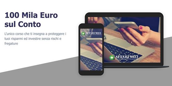 Nuovo aggiornamento del Corso “100 mila euro sul conto” di Davide Marciano